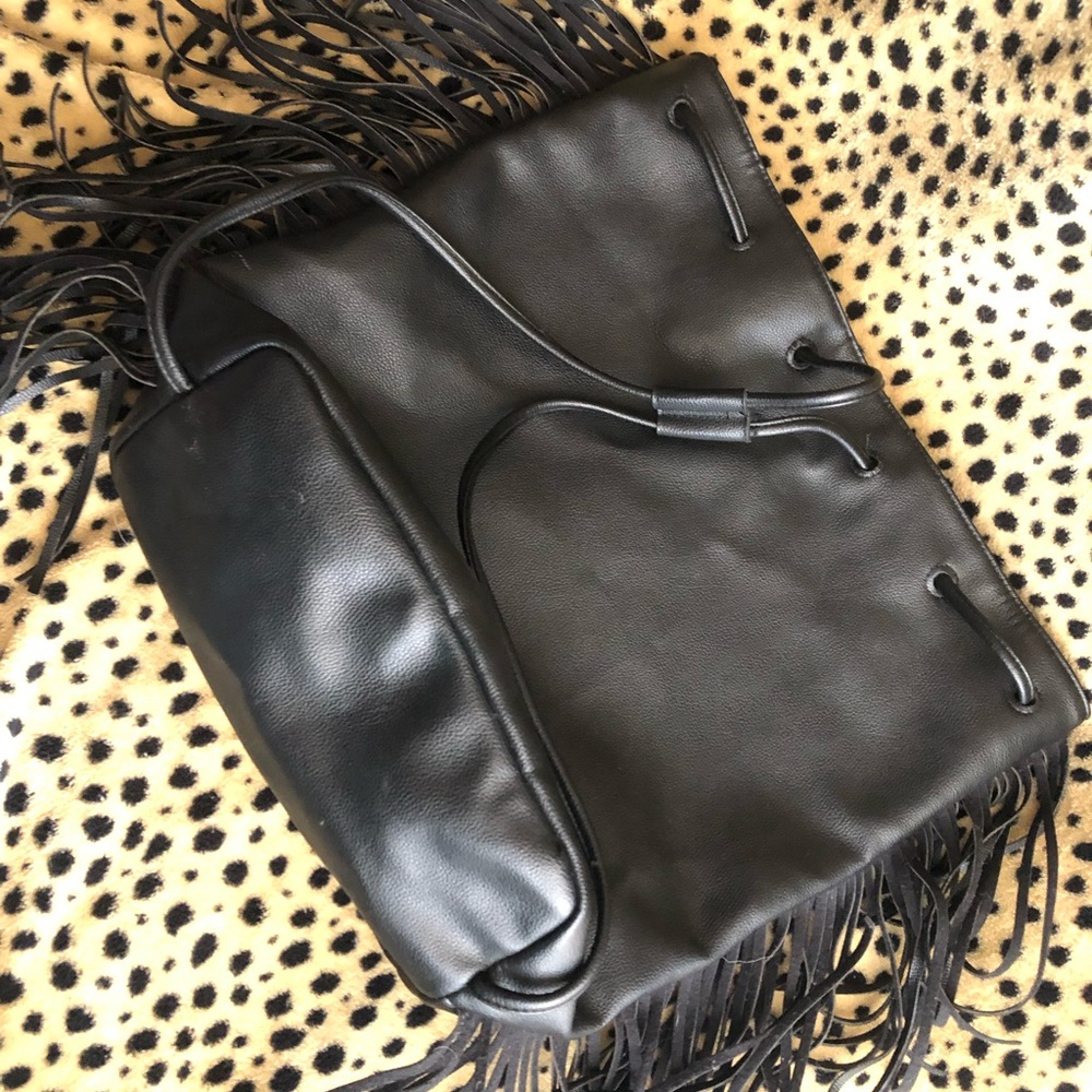 Victoria’s Secret Fringe Black Backpack - Picture 5 of 8